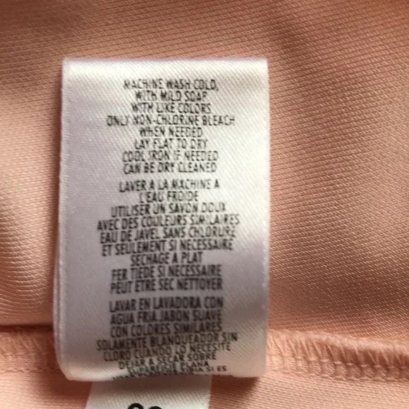 Peach tank, Casual Corner, XL, gently worn. - Picture 5 of 5
